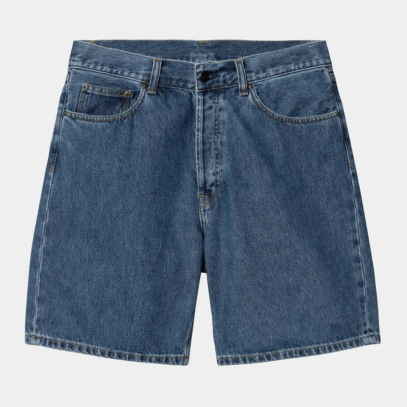 Carhartt WIP Herren Nolan Marshfield Denim Shorts | Blau Heavy Stone Wash