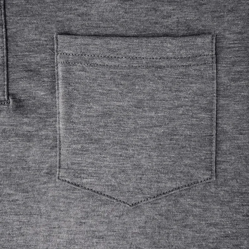 Sebastian | Herren Langarm-Poloshirt mit Brusttasche und Knopfleiste