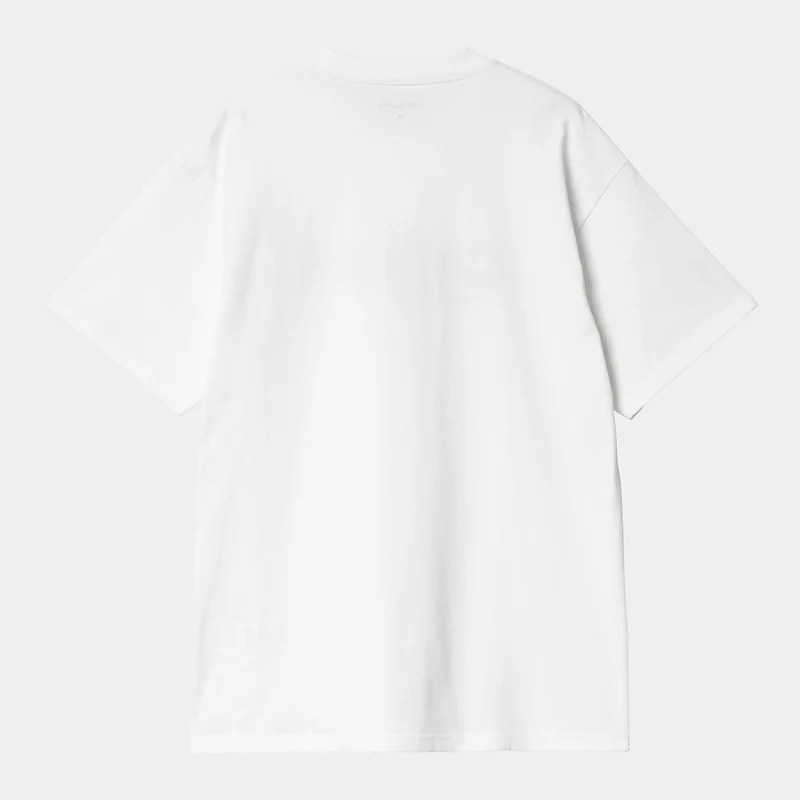 Carhartt WIP Herren Label Script T-Shirt | Weiß