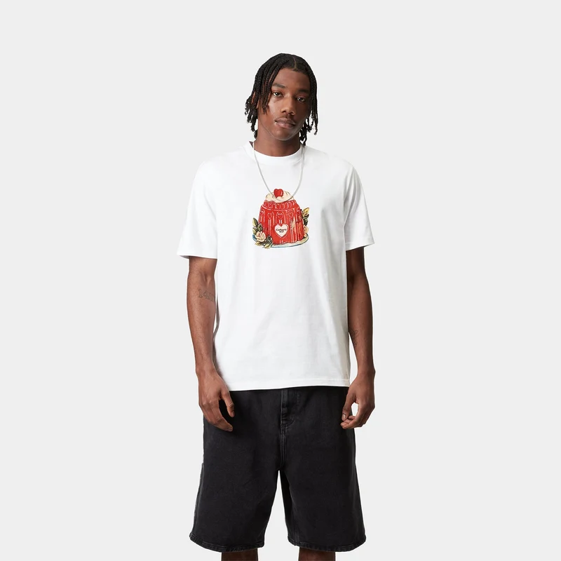 Carhartt WIP Herren Pudding T-Shirt | Weiß
