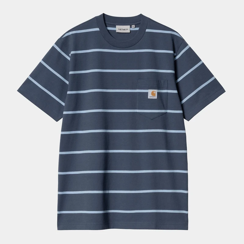 Carhartt WIP Herren Aiken T-Shirt | Dunkelblau