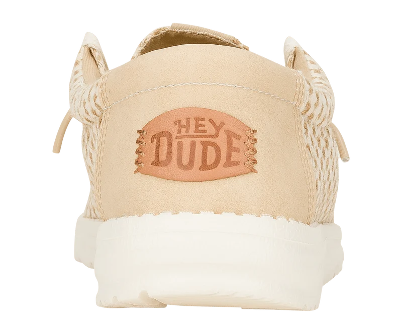 Hey Dude Wally Herren-Mokassin aus gewebter Jute | Reiher / Irish Cream