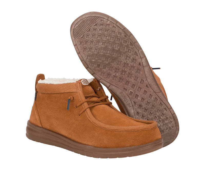 Hey Dude Wally Mid GripR Warmth Mokassin-Stiefel für Herren | Braun