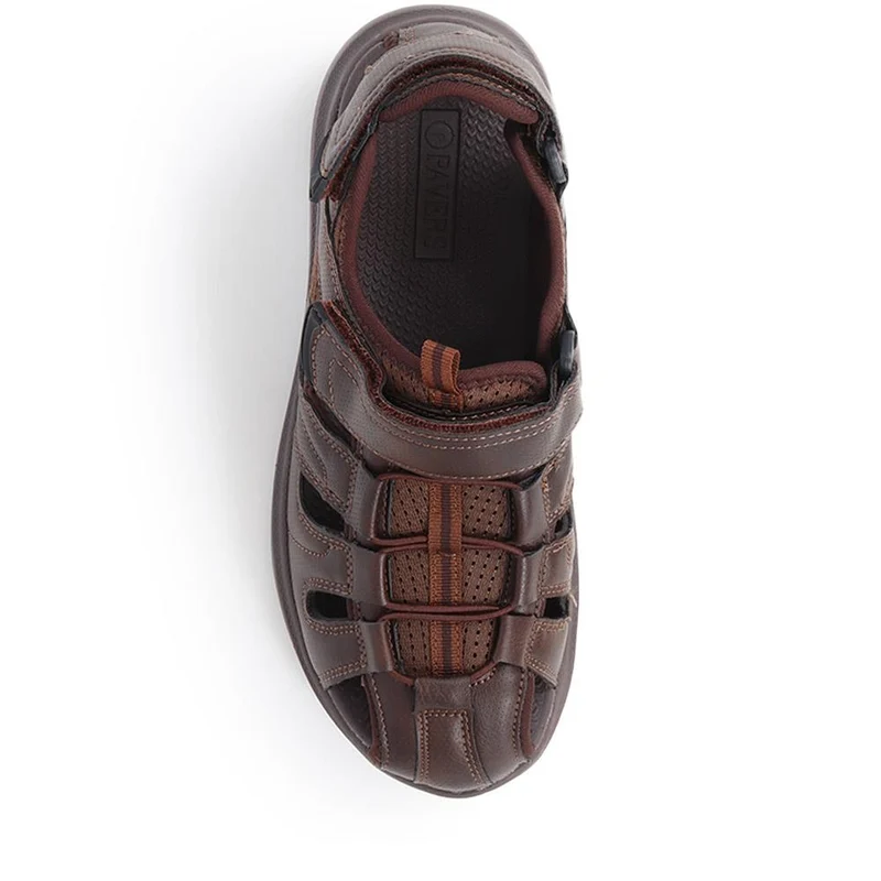 Dual Touch-Fastening Sandals - XIAM39003 / 325 673 - Dark Brown