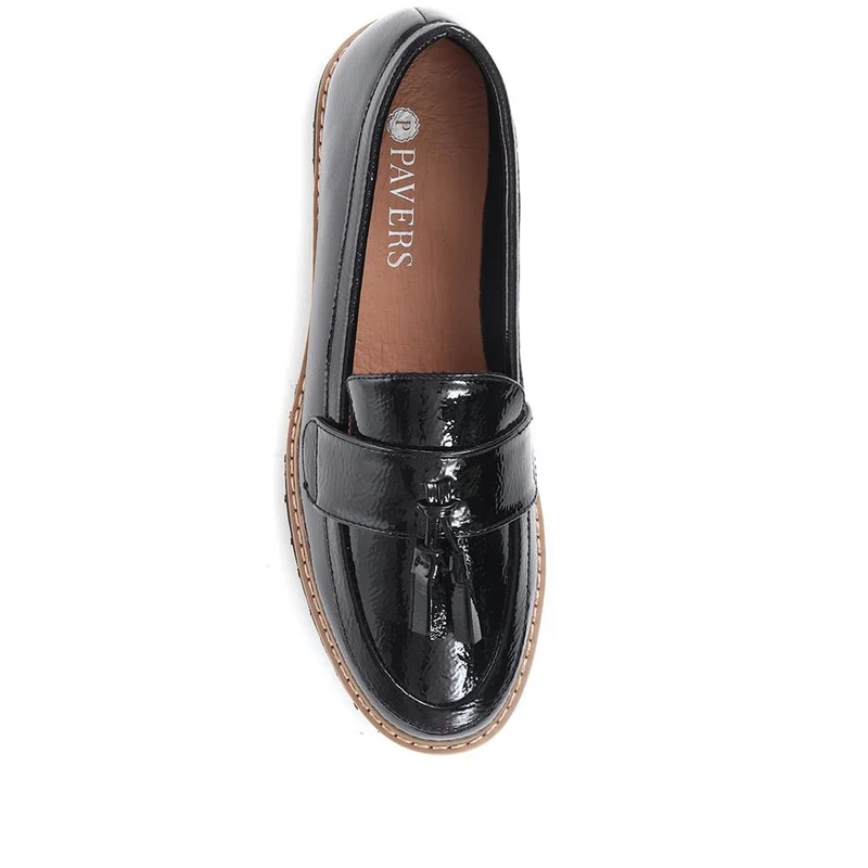 Chunky Tassel Loafers - WBINS32047 / 318 931 - Black