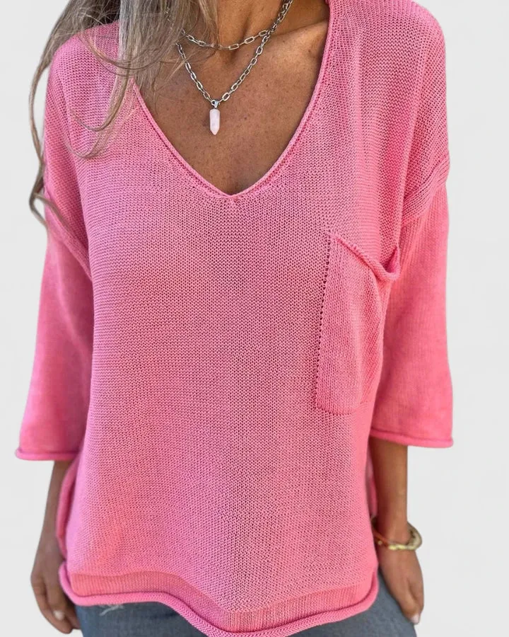 Michelle | Luftiges Und Stilvolles Pullover-Top Für Damen