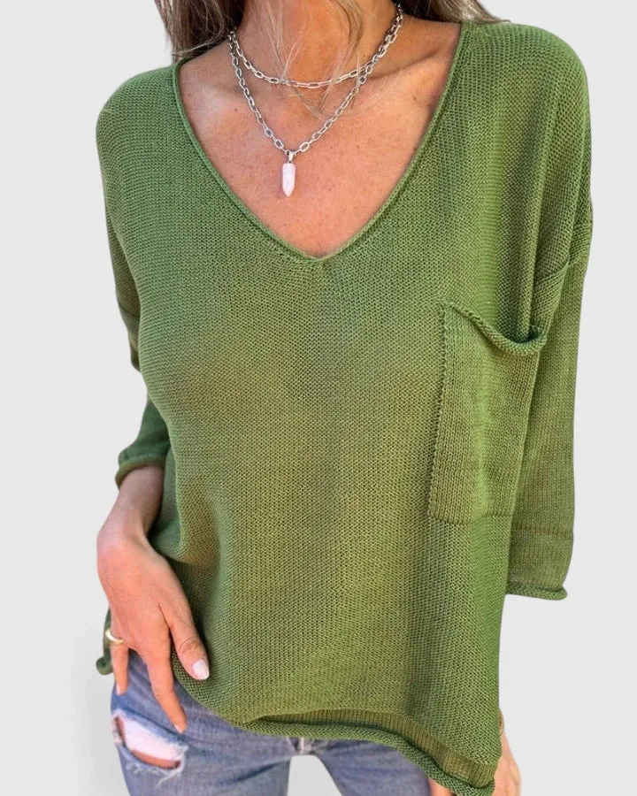 Michelle | Luftiges Und Stilvolles Pullover-Top Für Damen