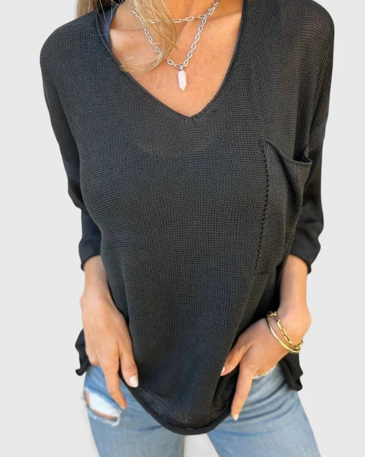 Michelle | Luftiges Und Stilvolles Pullover-Top Für Damen