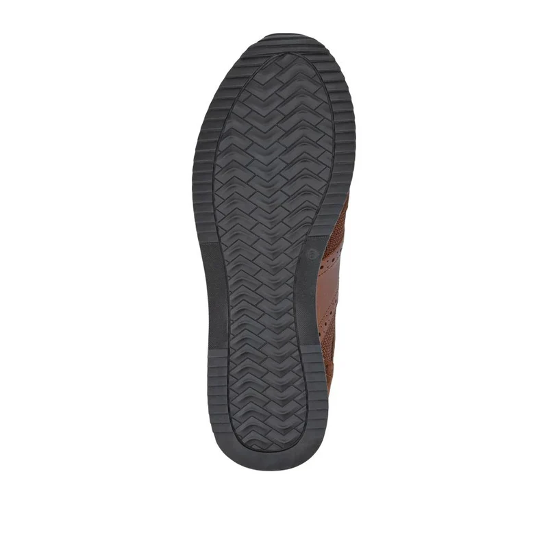 Sergio Lace-Up Leather Trainers - SERGIO / 328 071 - Brown Suede