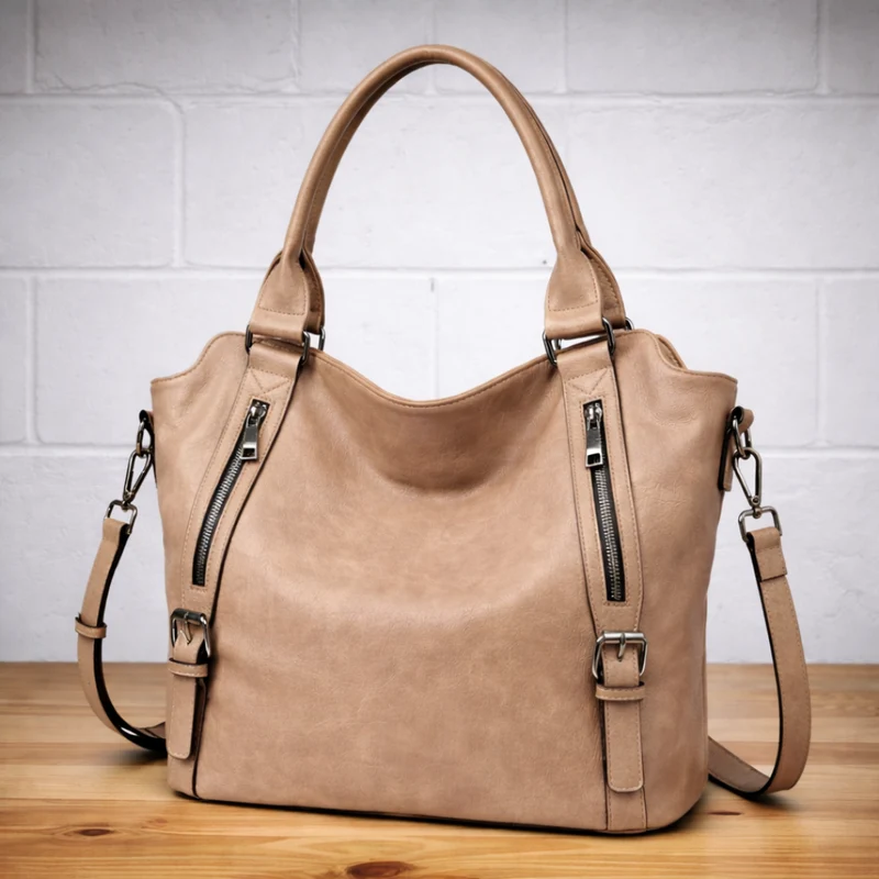 Damen Alltag Handtasche aus Kunstleder