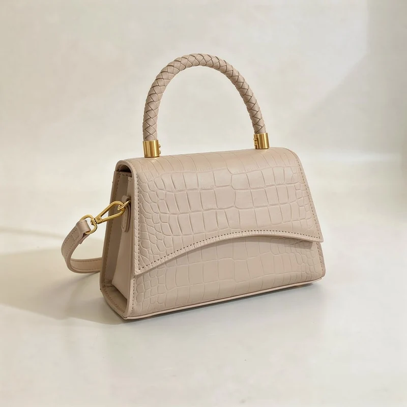 Damen Handtasche mit Griff und Schulterriemen
