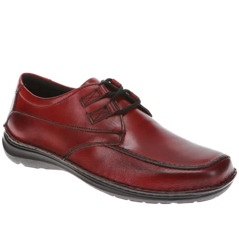 Wide Fit Leather Lace-Up Shoes - PARK40035 / 325 803