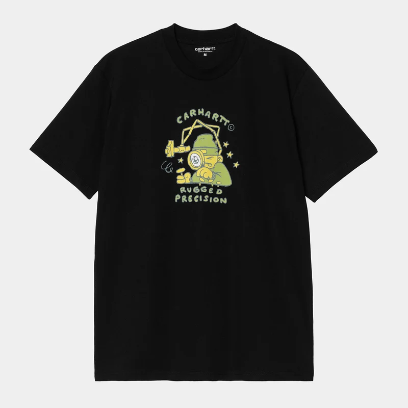 Carhartt WIP Herren Precision Work T-Shirt | Schwarz