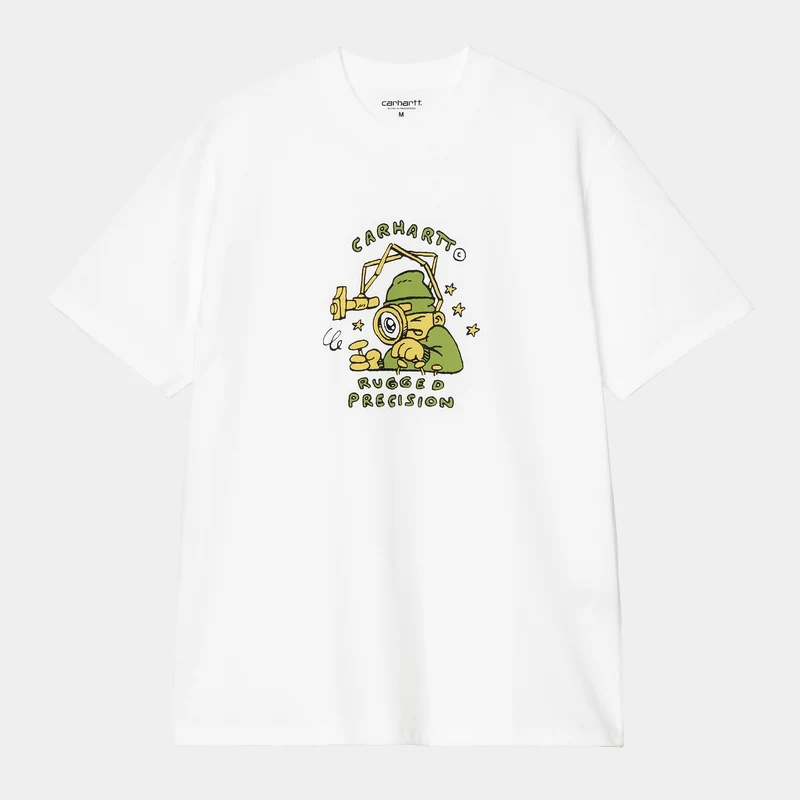 Carhartt WIP Herren Precision Work T-Shirt | Weiß