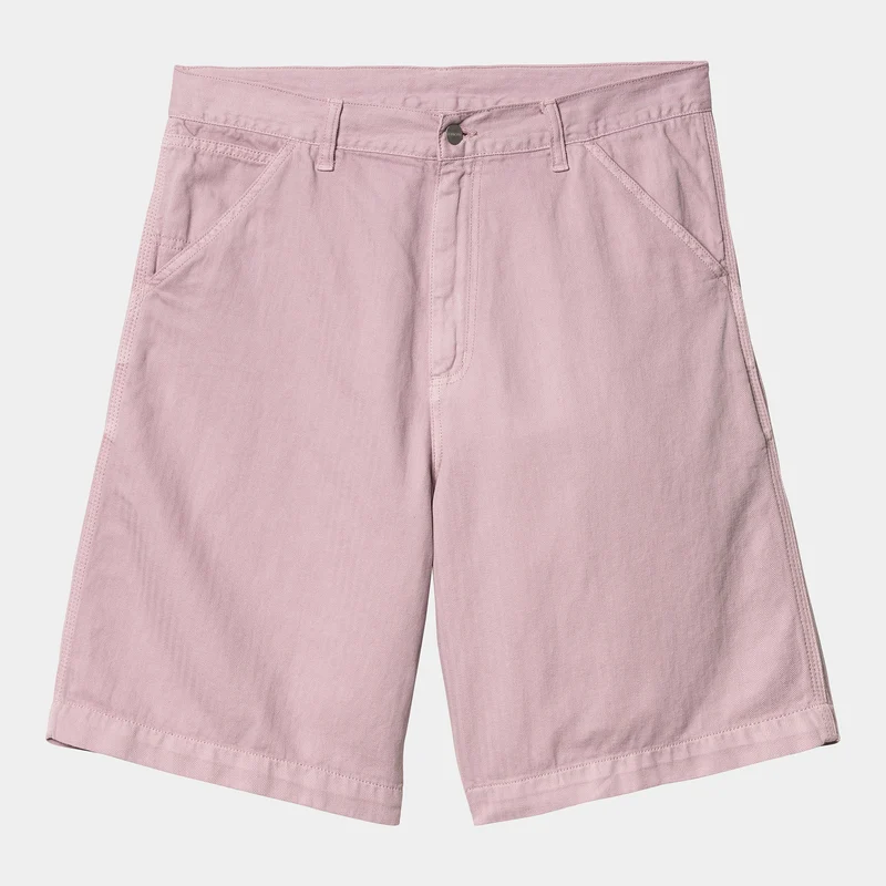 Carhartt WIP Herren Cooper Shawnee Herringbone Short | Hortensia Garment Dyed