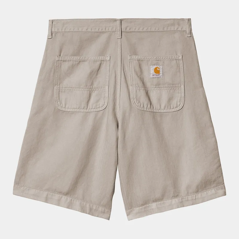 Carhartt WIP Herren Cooper Shawnee Herringbone Short | Fleur De Sel gespült