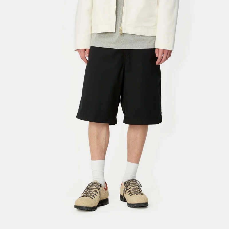 Carhartt WIP Herren Craft Dunmore Twill Shorts | Schwarz gespült