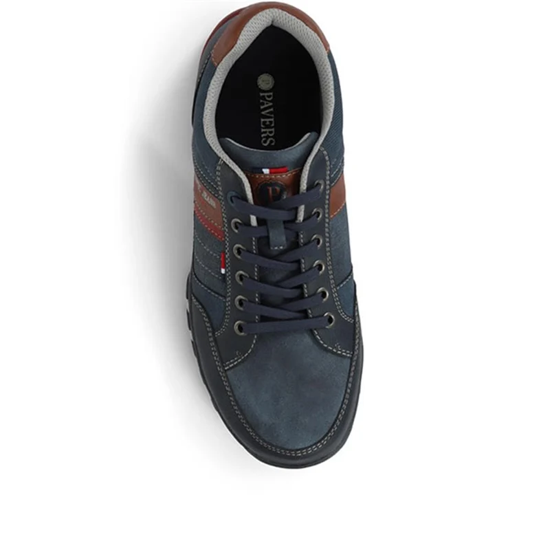 Lace-Up Trainers - VSHI32001 / 319 327 - Navy Multi