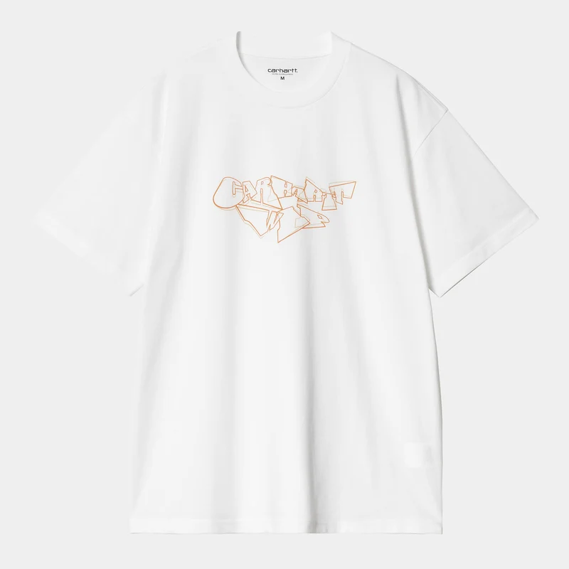 Carhartt WIP Herren Screwed Up Script T-Shirt | Weiß