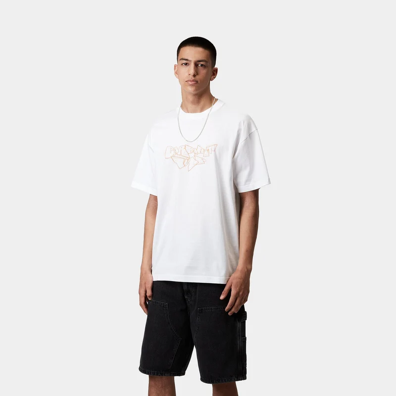 Carhartt WIP Herren Screwed Up Script T-Shirt | Weiß