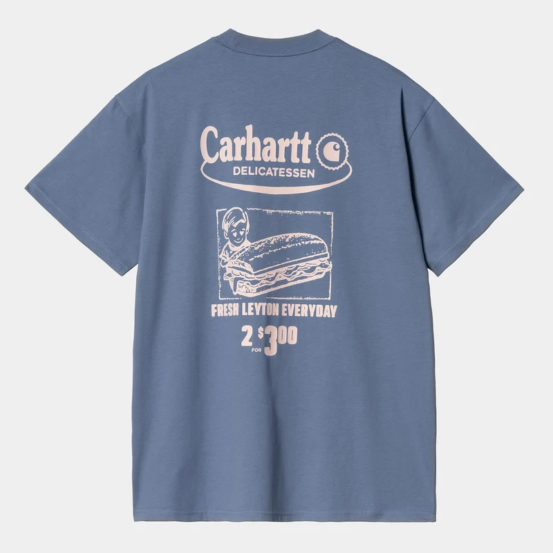 Carhartt WIP Herren Katalog T-Shirt | Blaue Iris