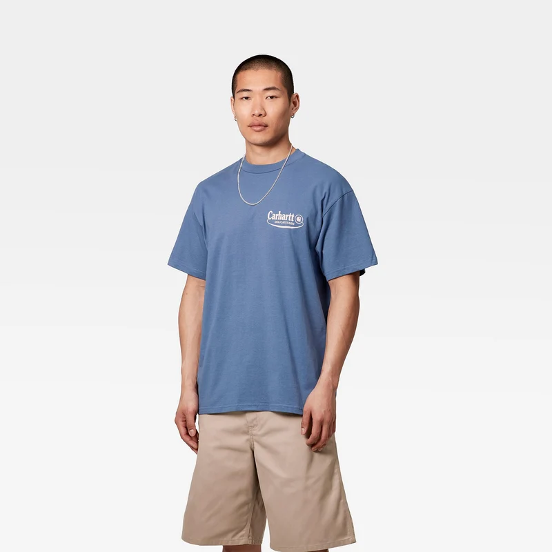 Carhartt WIP Herren Katalog T-Shirt | Blaue Iris