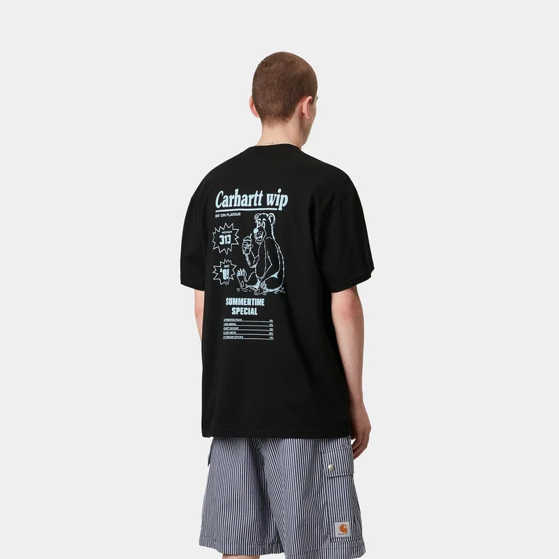 Carhartt WIP Herren Katalog T-Shirt | Schwarz