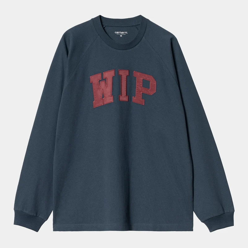 Carhartt WIP Herren WIP Work Langarm-T-Shirt | Dunkelblau