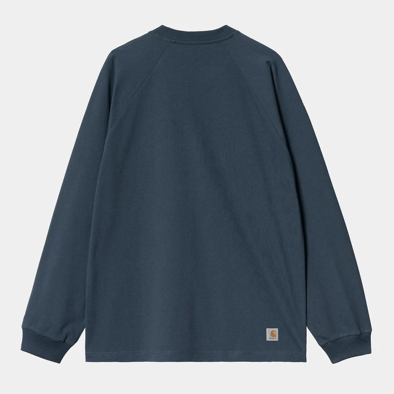 Carhartt WIP Herren WIP Work Langarm-T-Shirt | Dunkelblau