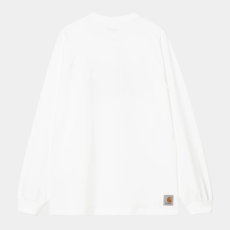 Carhartt WIP Herren WIP Work Langarm-T-Shirt | Weiß