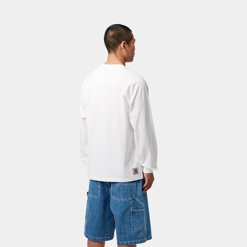 Carhartt WIP Herren WIP Work Langarm-T-Shirt | Weiß