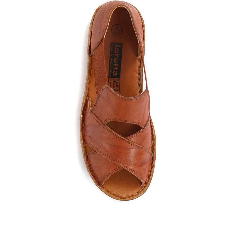 Flat Sandals - HAK33015 / 319 895 - Tan