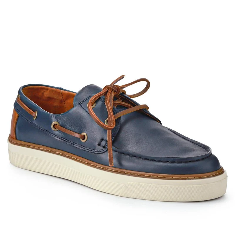 Rhodes Leather Boat Shoes - RHODES / 327 429