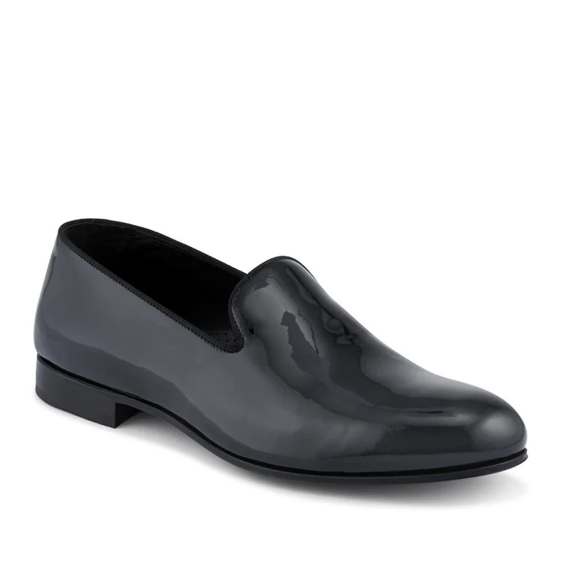 Conley Blake Stitched Leather Slip On Shoes - CONLEY / 327 854