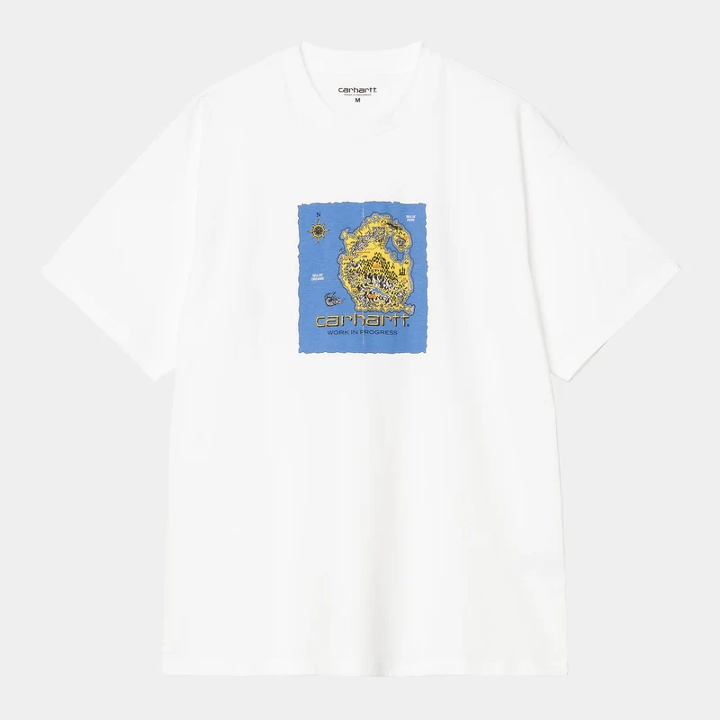 Carhartt WIP Herren Old World T-Shirt | Weiß