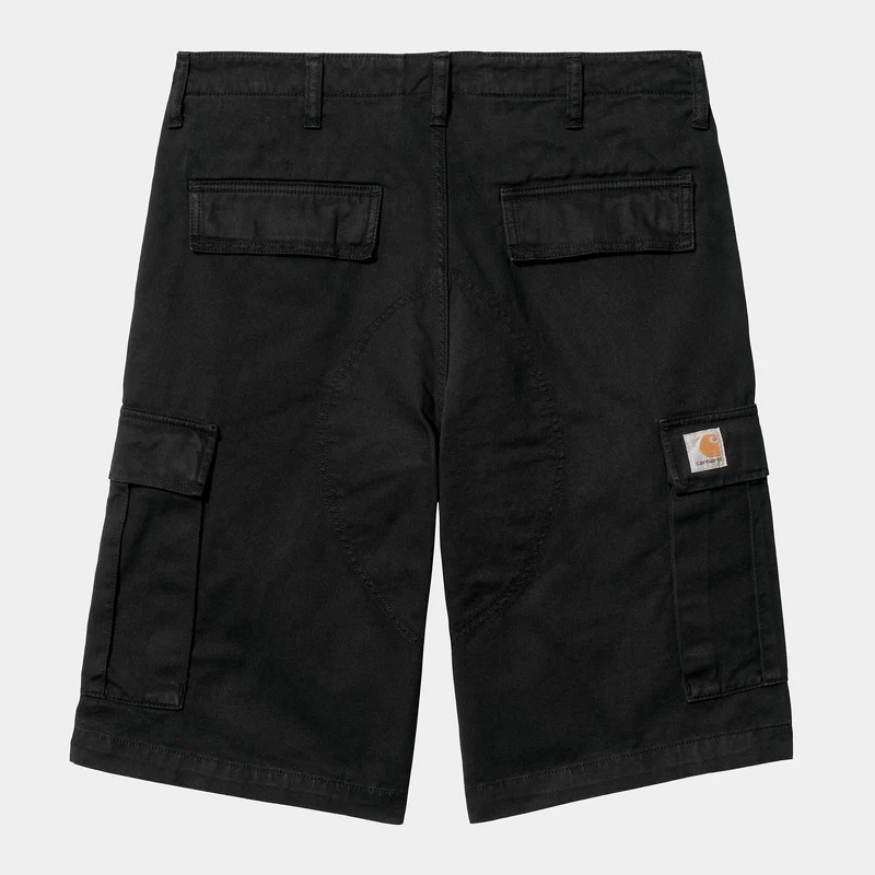 Carhartt WIP Herren Regular Moraga Twill Cargo Shorts | Schwarz