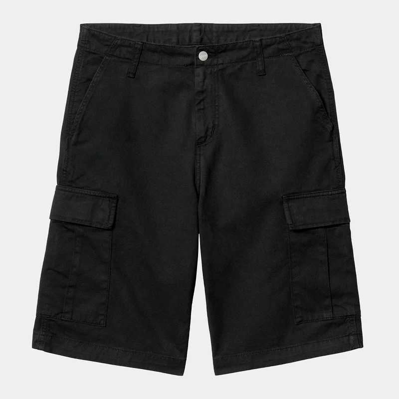 Carhartt WIP Herren Regular Moraga Twill Cargo Shorts | Schwarz