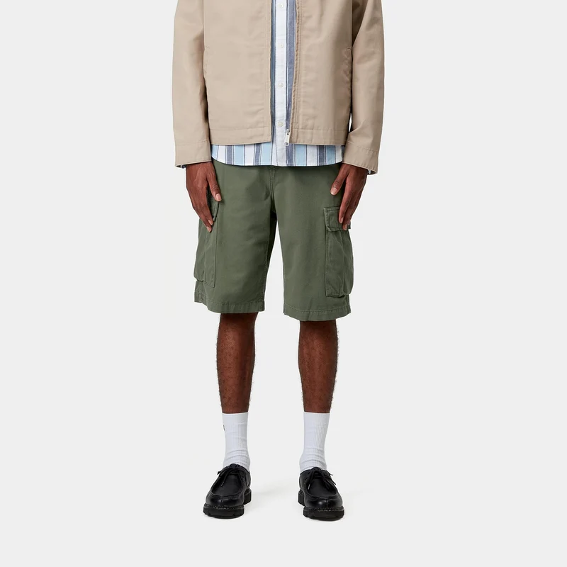 Carhartt WIP Herren Regular Moraga Twill Cargo Shorts | Dollargrün
