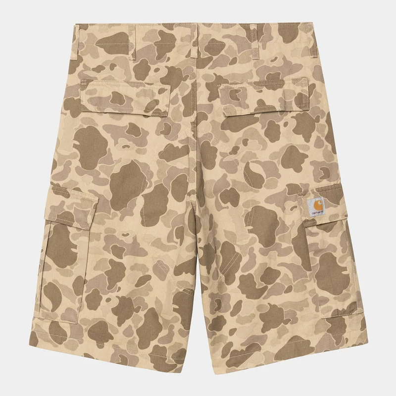Carhartt WIP Herren Regular Moraga Twill Cargo Shorts | Camo Duck Desert