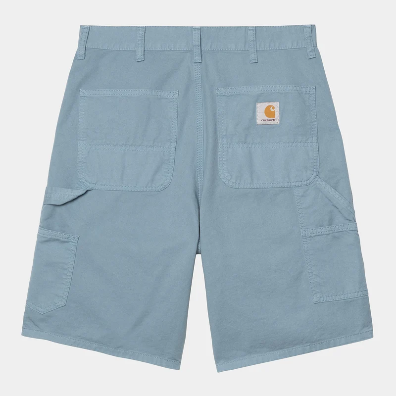 Carhartt WIP Herren Single Knee Newcomb Drill Short | Clay Blue