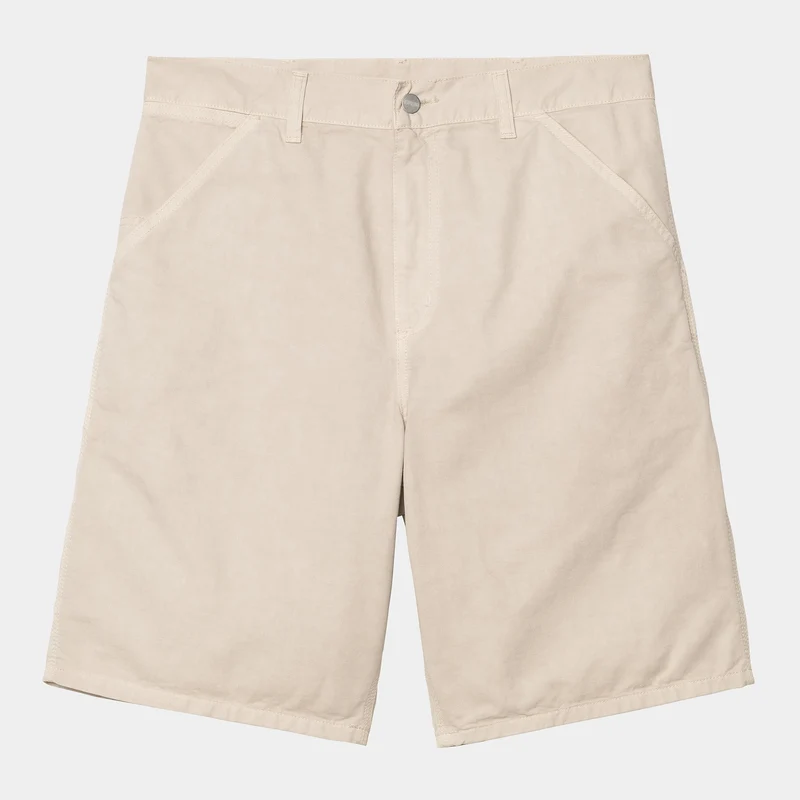 Carhartt WIP Herren Single Knee Newcomb Drill Short | Fleur De Sel