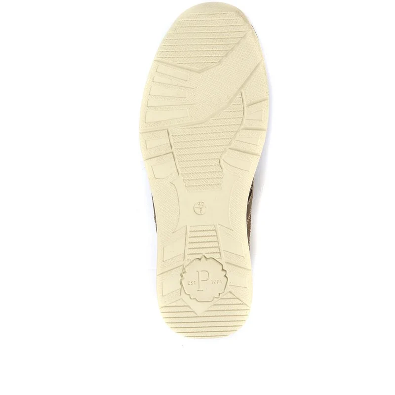 Lace -Up Trainers for Men - WBINS33017 / 319 502 - Taupe