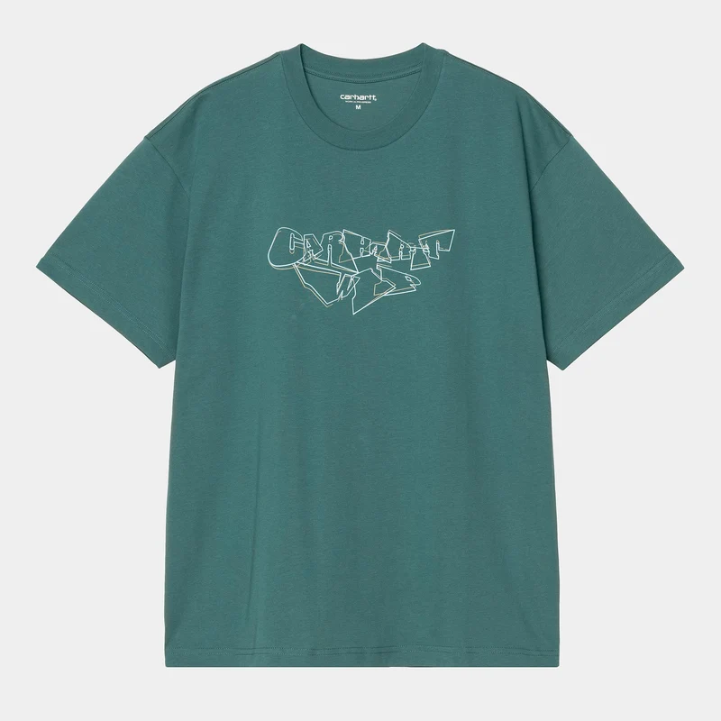 Carhartt WIP Herren Screwed Up Script T-Shirt | Regenwald