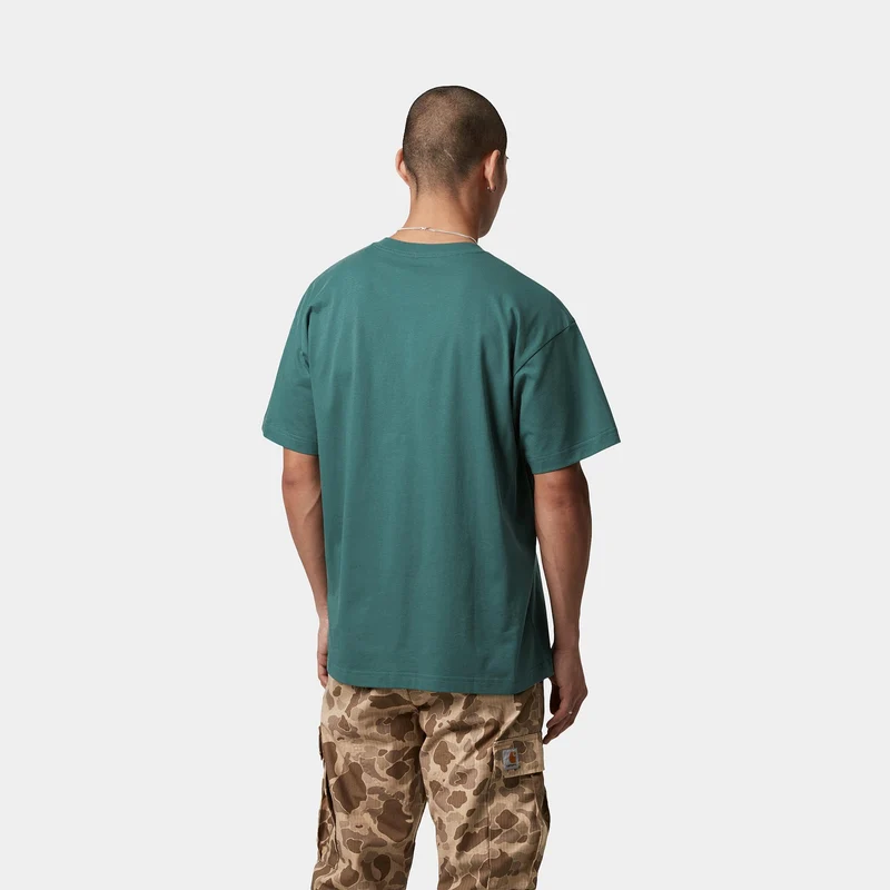 Carhartt WIP Herren Screwed Up Script T-Shirt | Regenwald