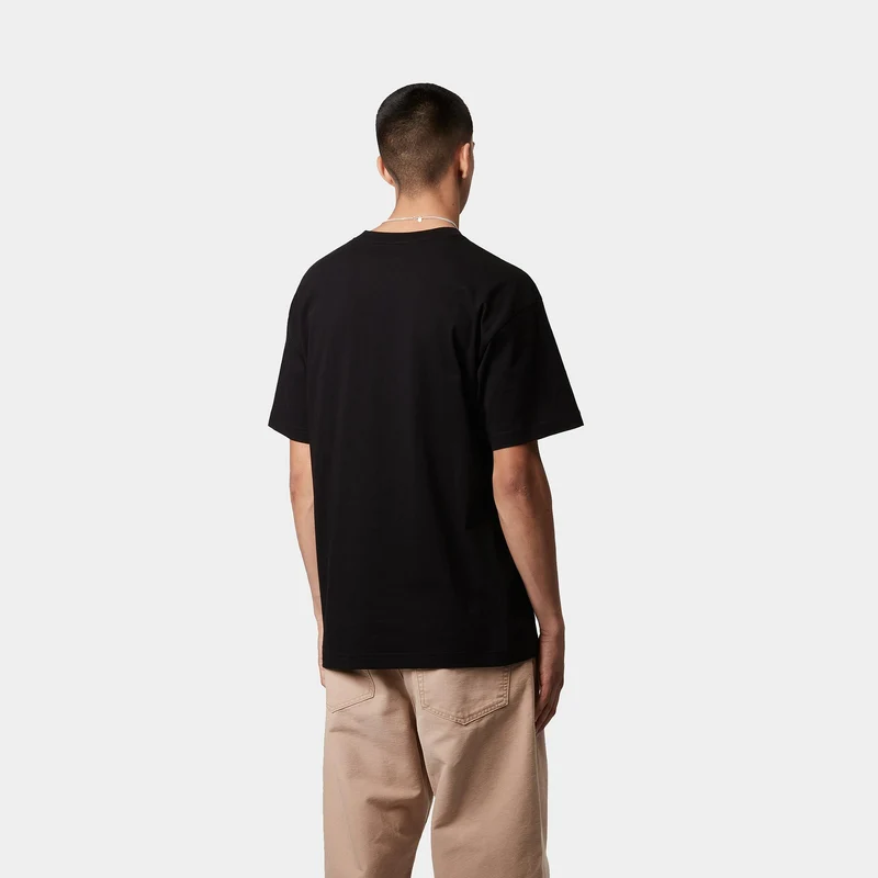 Carhartt WIP Herren Screwed Up Script T-Shirt | Schwarz