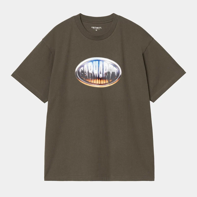 Carhartt WIP Herren Big Time T-Shirt | Zypressengrün