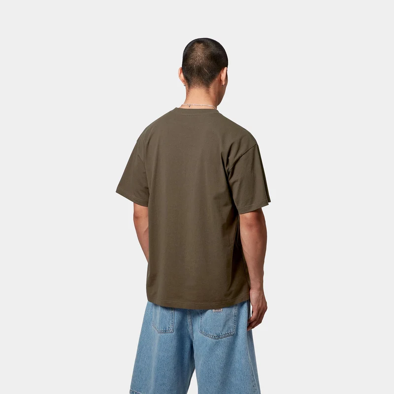Carhartt WIP Herren Big Time T-Shirt | Zypressengrün