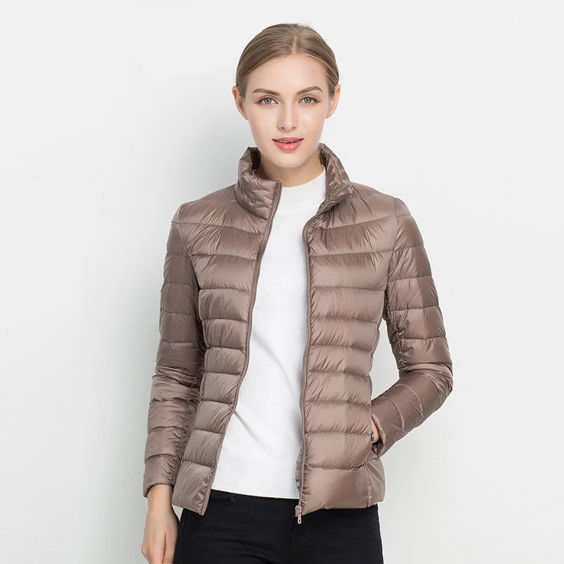 Lara | Damen Warmer Kurzer Steppmantel