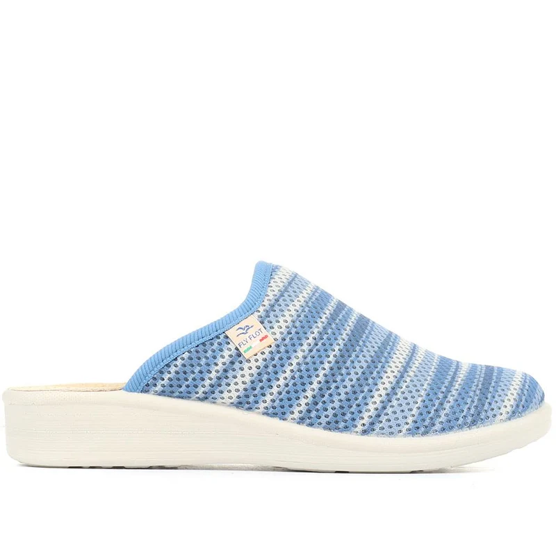 Fly Flot Wide Fit Anatomic Clogs - FLY35039 / 321 254 - Blue