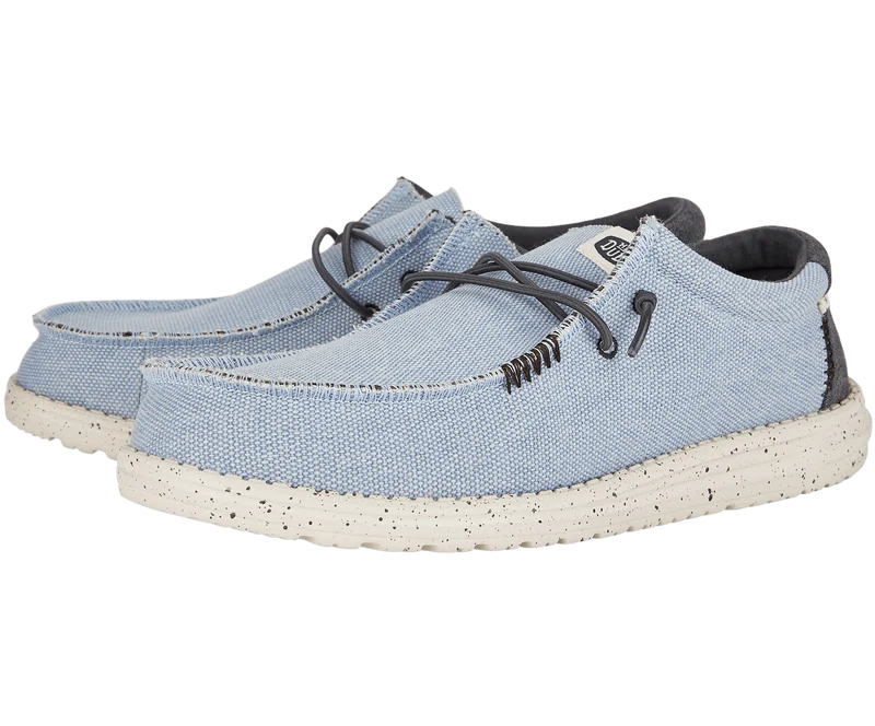Hey Dude Wally Coastline Jute-Mokassin für Herren | Steinweiß